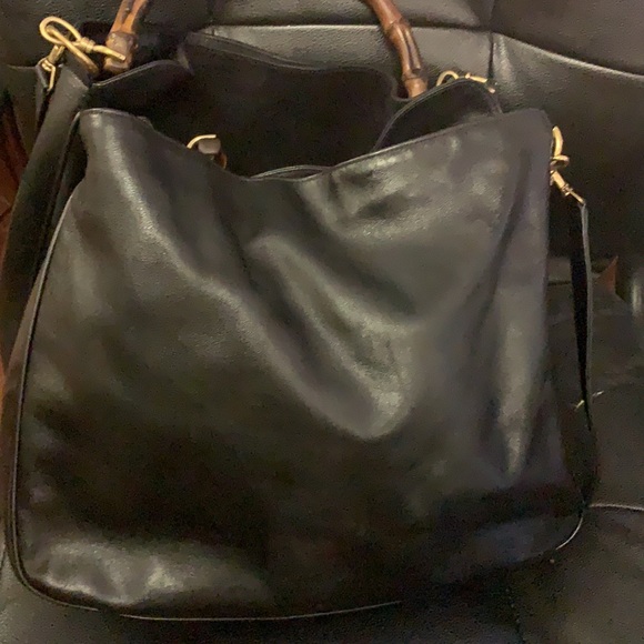 Gucci bamboo Preloved authentic gucci 2 way bamboo hobo bag - Picture 8 of 8